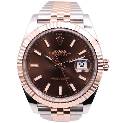 rolex datejust 41mm chocolate dial|Rolex 126331.